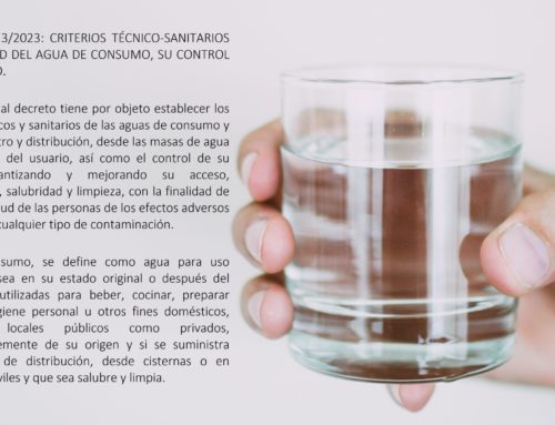 Agua de consumo